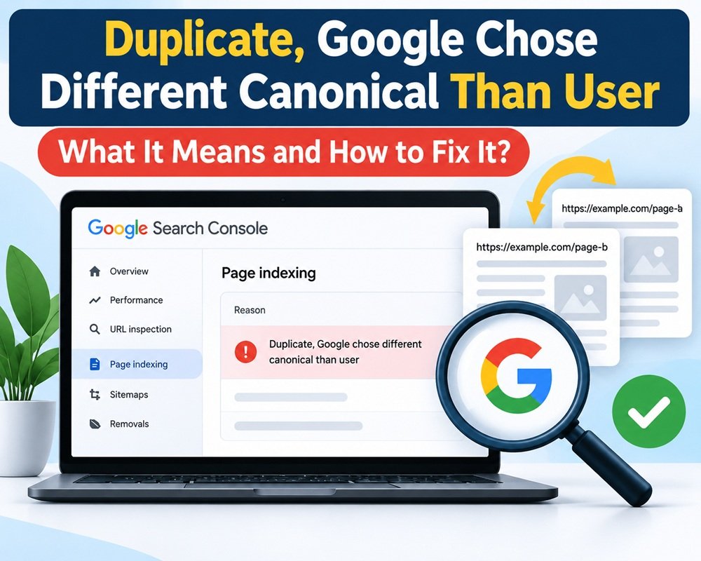 Duplicate, Google Chose Different Canonical Than User – What It Means and How to Fix It